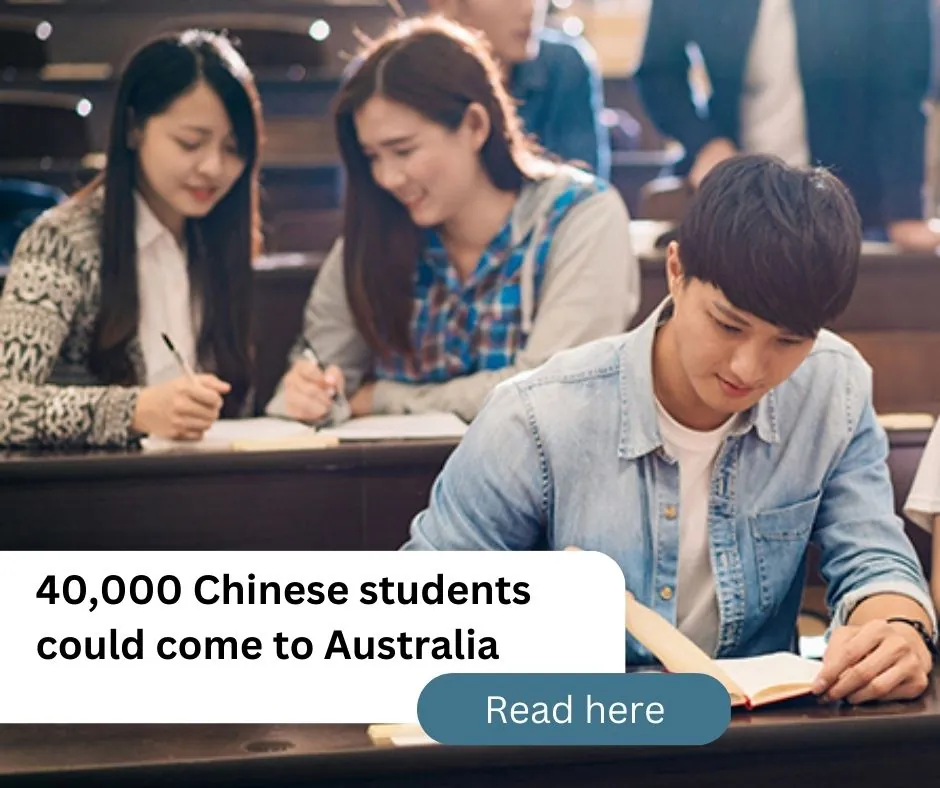 40,000 Chinese students could come to Australia